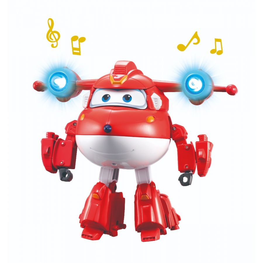 ROBOT BIẾN HÌNH CỠ LỚN CÓ ĐÈN VÀ ÂM THANH JETT SIÊU CẤP