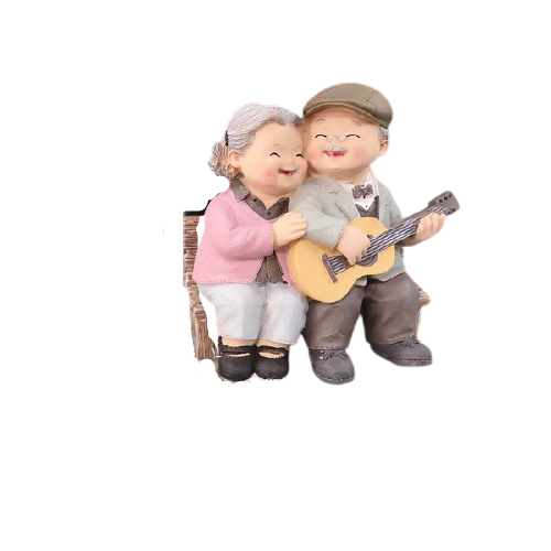 Tượng đá ông bà cầm đàn