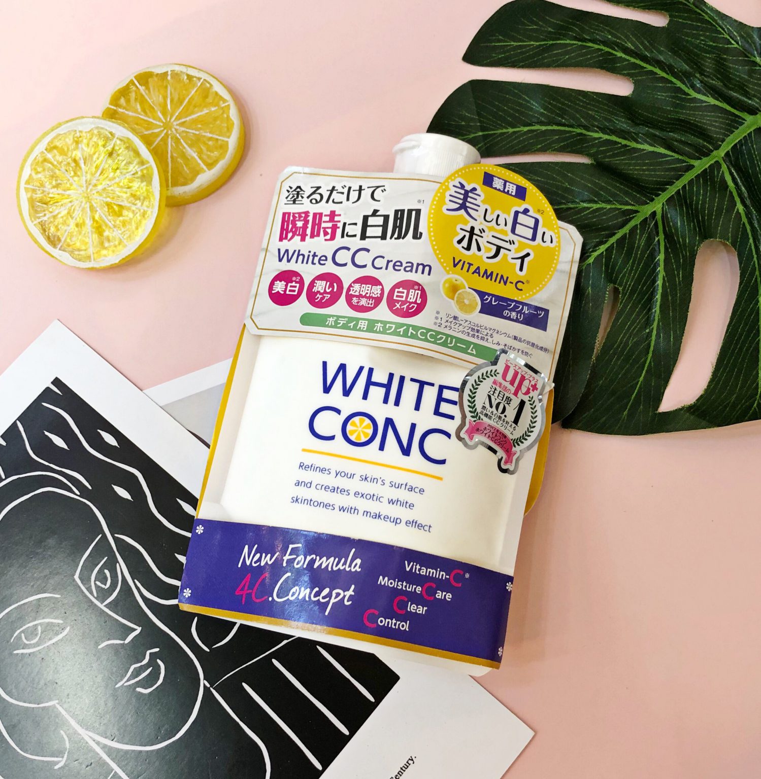 Sữa dưỡng thể làm trắng da White Conc Body CC Cream 200g PT21-Sức khỏe và Sắc đẹp