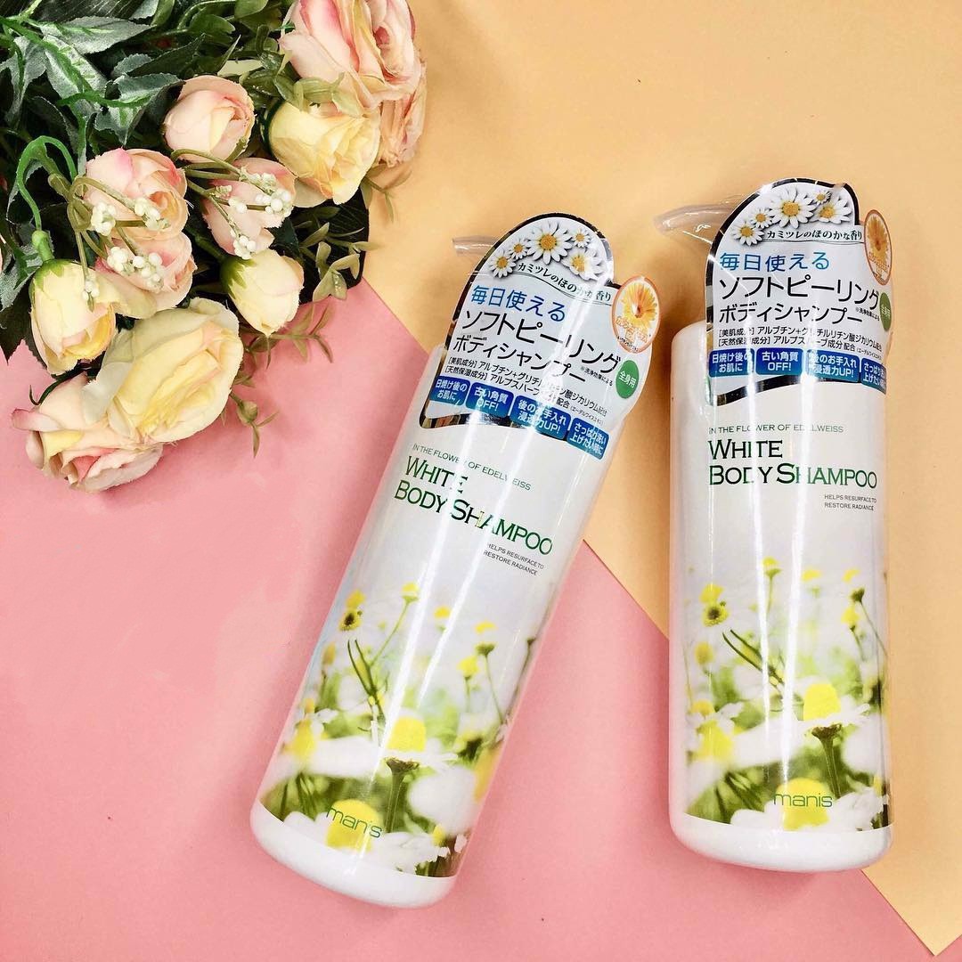 Sữa tắm trắng da Manis 450ml – Hương cúc họa mi PT21-Sức khỏe và Sắc đẹp