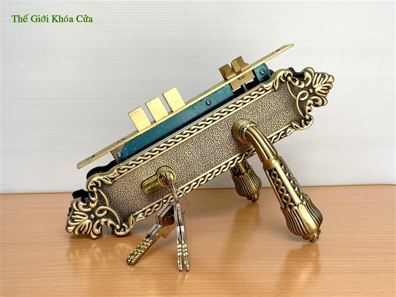 Cập nhật xu hướng khóa cửa chính đẹp tuyệt mỹ cho biệt thự tân cổ điển