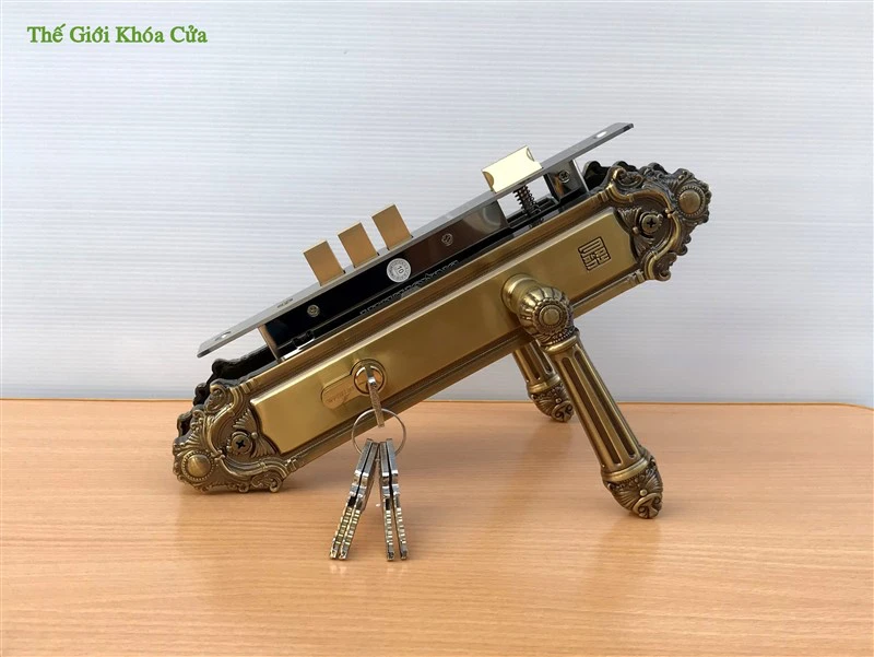Review dòng sản phẩm khóa cửa gỗ Huy Hoàng EX cao cấp