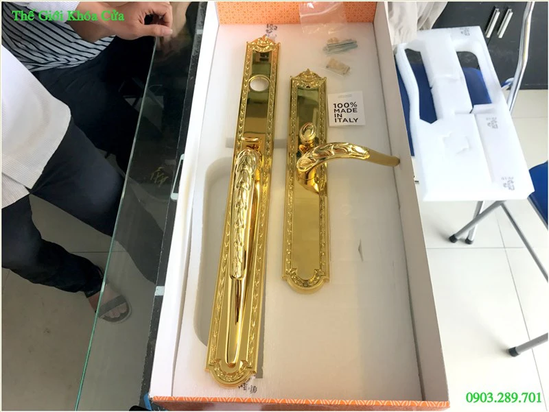 Review thực tế các dòng khóa cửa gỗ 2 cánh nhập khẩu