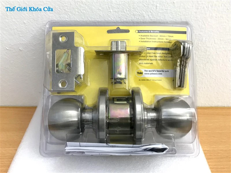 Tại sao khoá tay nắm tròn Yale - VCA - 5247 - US32D là lựa chọn số 1 cho cửa nhà vệ sinh?