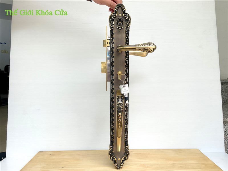 Bật mí lý do khóa cửa đại sảnh đồng rêu giả cổ được ưa chuộng hiện nay