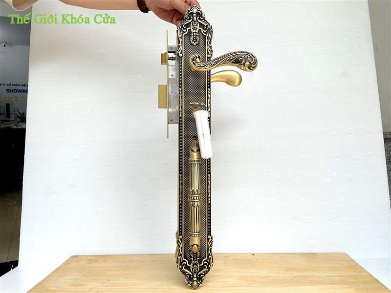 Đánh giá ưu nhược điểm của khóa cửa gỗ đại sảnh chất liệu đồng thau