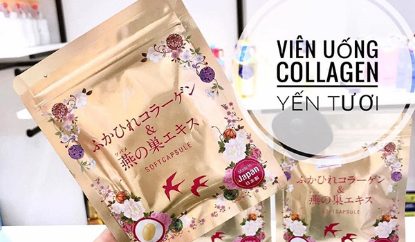 Viên uống Collagen tươi tổ yến Nhật Bản