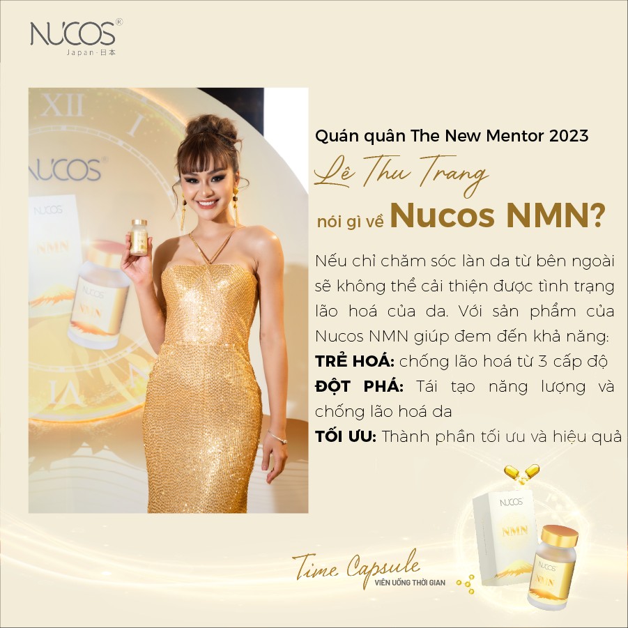 Thu Trang đánh giá cao các sản phẩm của Nucos về chất lượng, hiệu quả và sự an toàn.