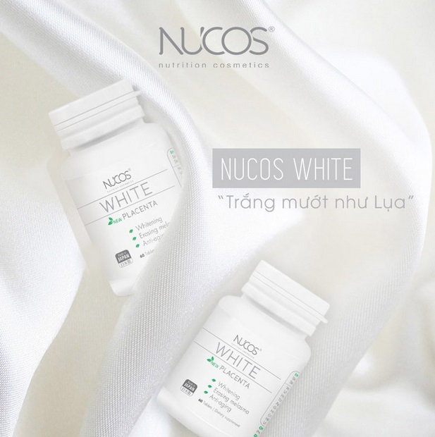 viên uống trắng da nhật bản Nucos White giúp làm trắng