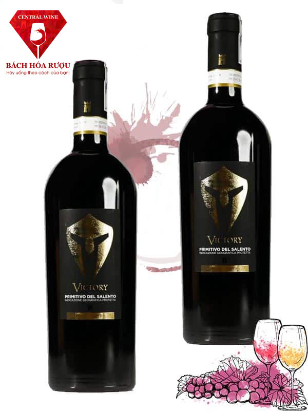 Rượu vang ý victory Primitivo Del Salento