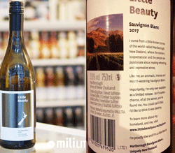 Nhãn của chai Rượu vang trắng Little Beauty Sauvignon Blanc Marlborough