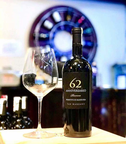 Rượu vang Ý 62 anniversario San Marzano