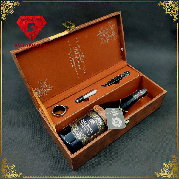 Hộp Quà Rượu Tết Da Voi Cao Cấp