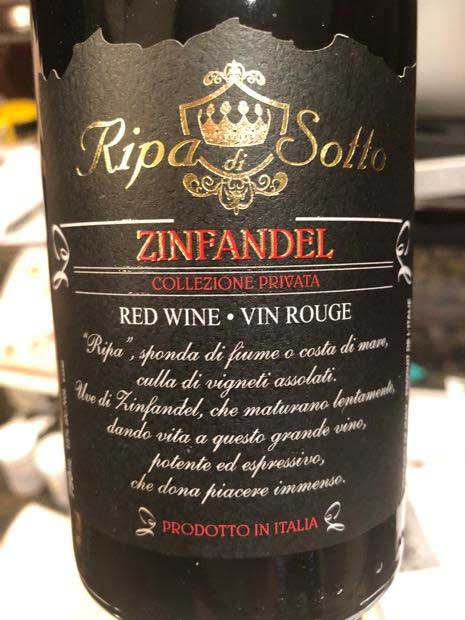 Ripa di Sotto Zinfandel Collezione Privata