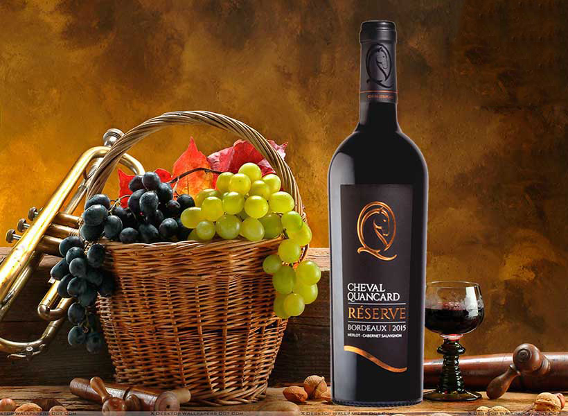 rượu vang Cheval Quancard Reserve Bordeaux Merlot Cabernet Sauvignon