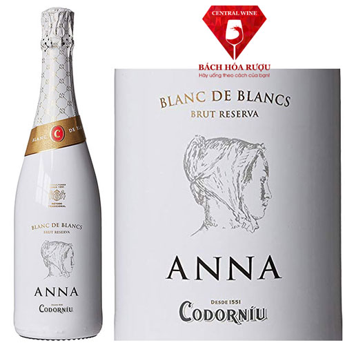 Rượu Vang Anna De Codorniu Blanc de blancs Do Cava