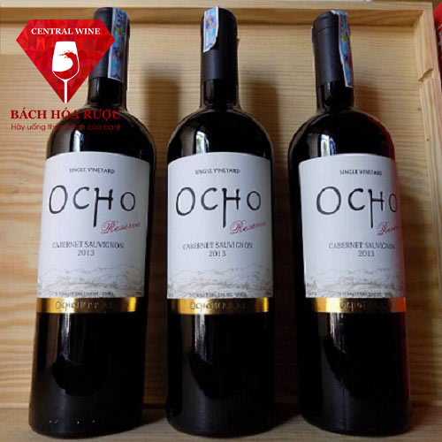 Rượu vang OCHO Reserva Cabernet Sauvignon