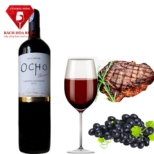 Rượu vang OCHO Reserva Cabernet Sauvignon