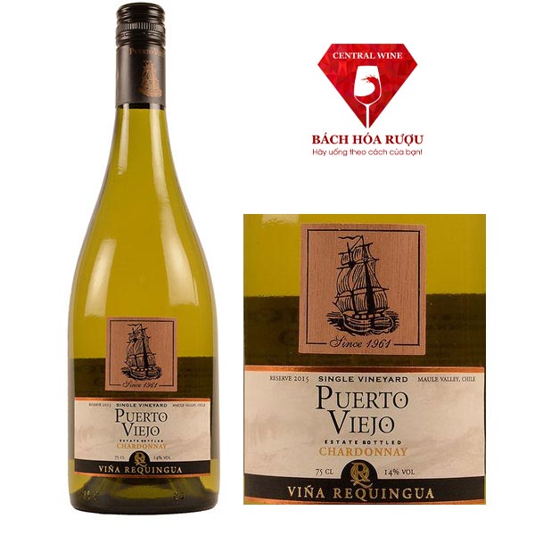 Rượu Vang Puerto Viejo Reserve Chardonnay