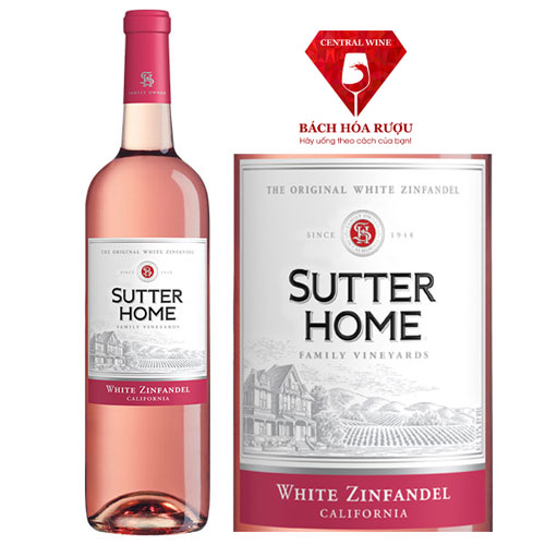 Rượu vang Sutter Home White Zinfandel