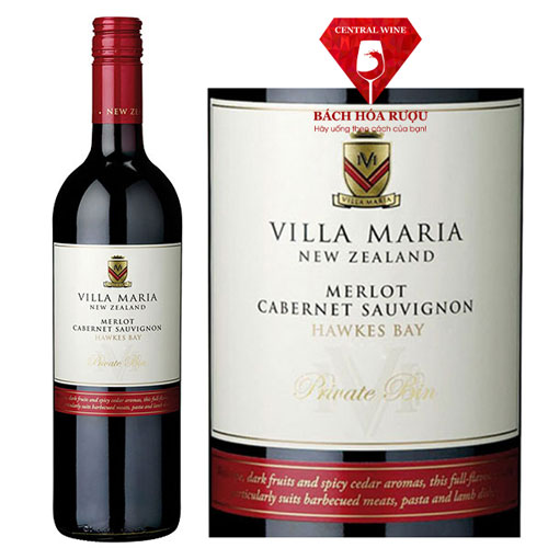 Rượu vang Villa Maria Private Bin Cabernet Merlot