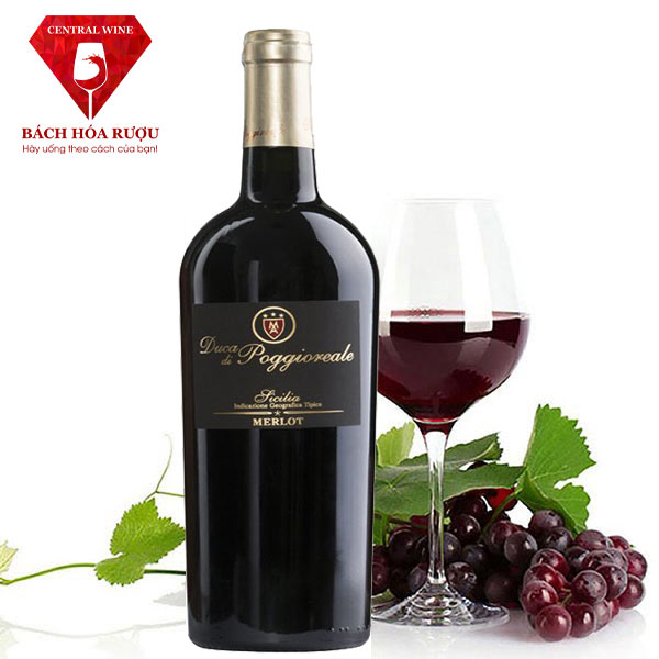 Rượu vang Ý Duca di Poggioreale Merlot