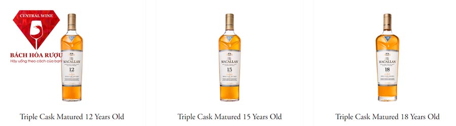 Bộ sưu tập The Macallan Triple Cask Matured