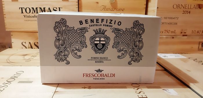 Thùng vang trắng Ý Benefizio Pomino Bianco Riserva