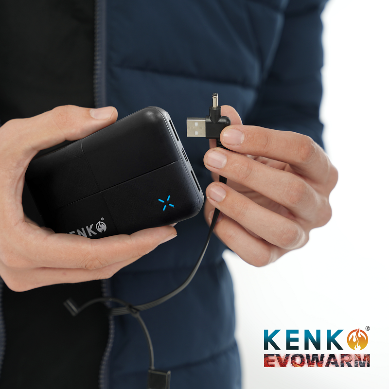 Cách sạc pin áo sưởi ấm Kenko đúng cách, bền lâu, không chai pin