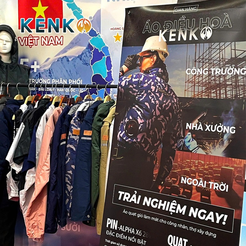 Áo điều hoà KENKO đã có mặt tại trung tâm hội chợ Vietbuild 2025