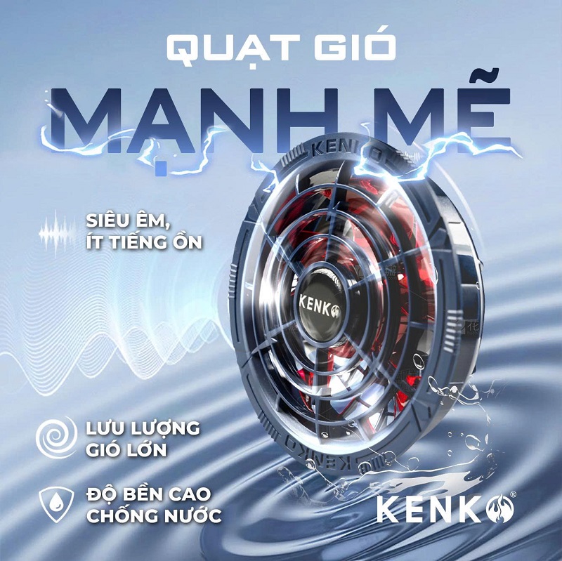 Quạt Kenko Alpha X6 28V: Quạt công suất khủng, gió mạnh nhất thị trường