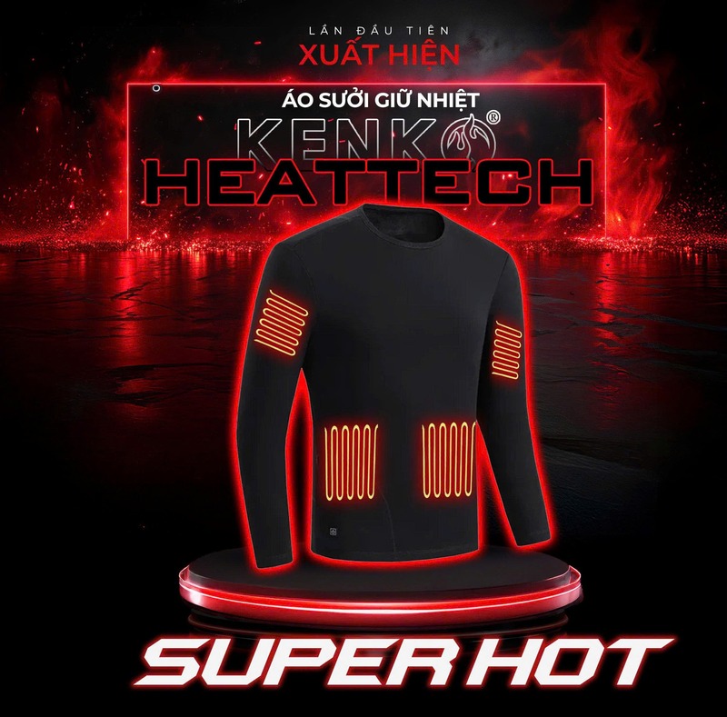 Áo sưởi ấm giữ nhiệt KENKO HEATTECH