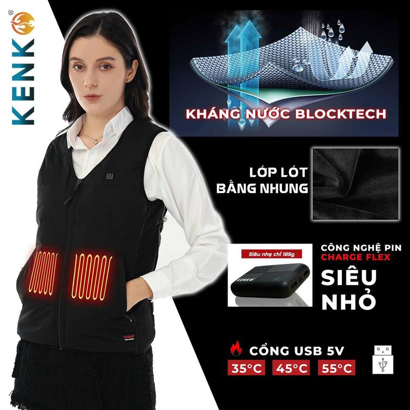 Áo sưởi dáng gile