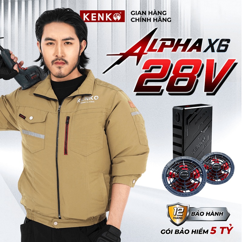 Một chiếc áo điều hoà là hoàn toàn hợp lý cho những người hay lao động môi trường nắng nóng