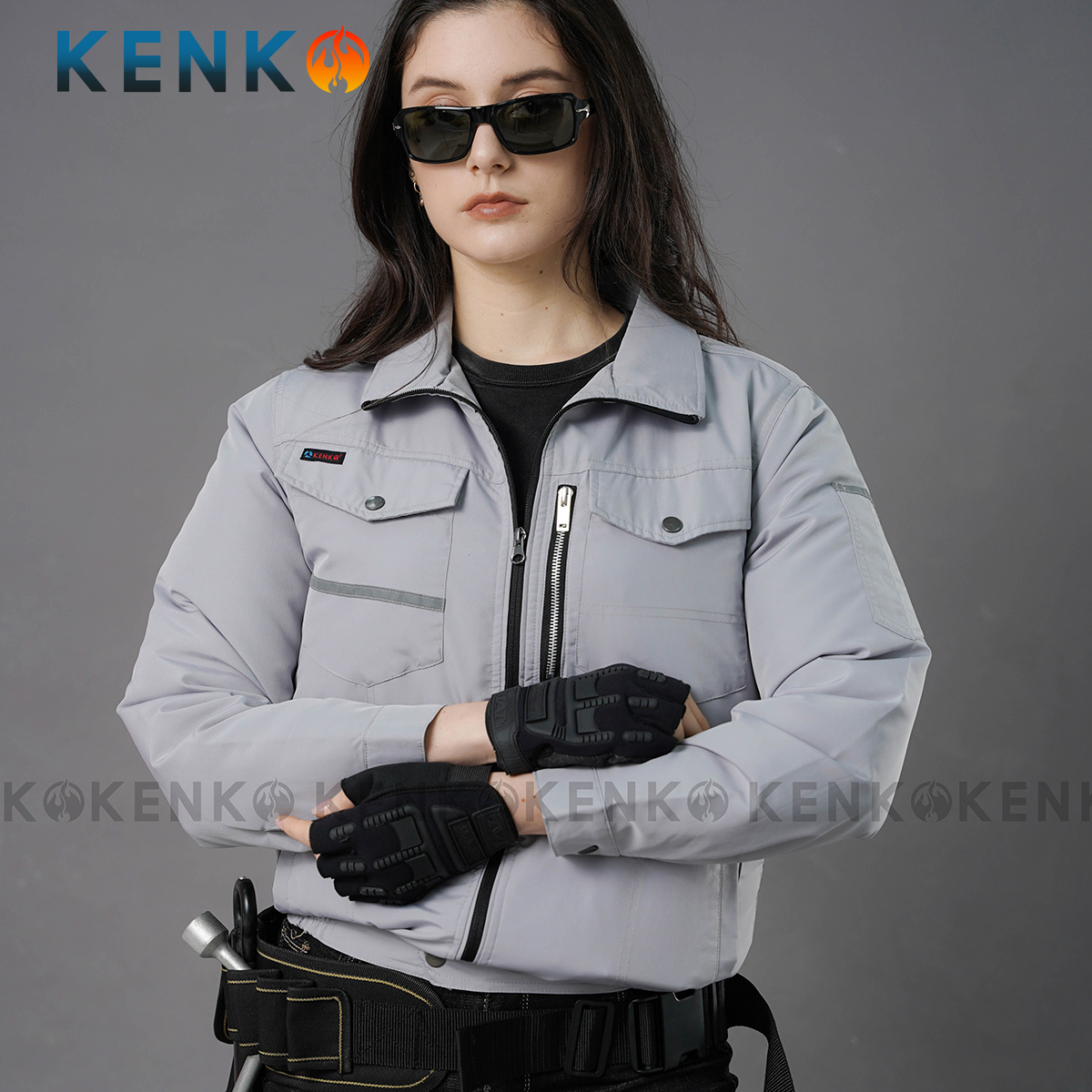 Bộ áo điều hòa KENKO PROMAX 14 mới nhất 2023 màu xám ghi