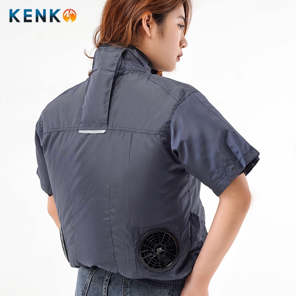 Áo điều hòa KENKO suns-G5210 Nhật Bản kiểu dáng cộc tay chất liệu vải gió cao cấp