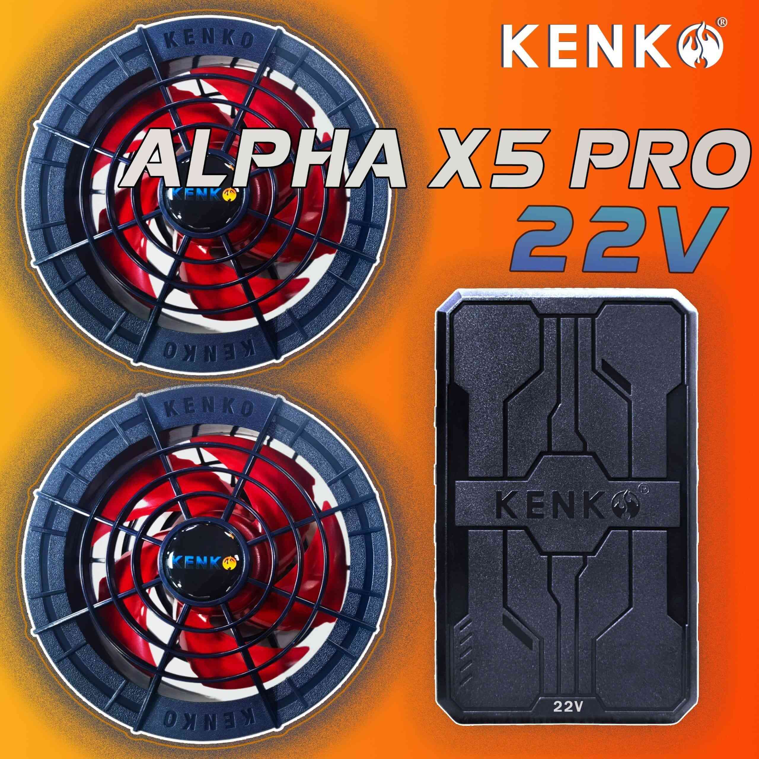 Áo điều hòa Kenko ALPHA X5 PRO 22V xanh rêu SM24