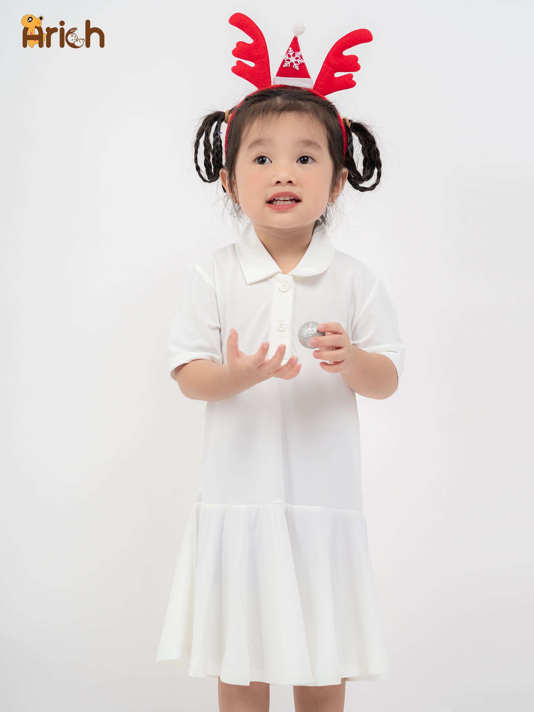 Váy công chúa cho bé gái cộc tay 1-10 tuổi màu 7 sắc cầu vồng, Đầm hè trẻ em  vải tở cao cấp điệu đà đáng yêu - 1404
