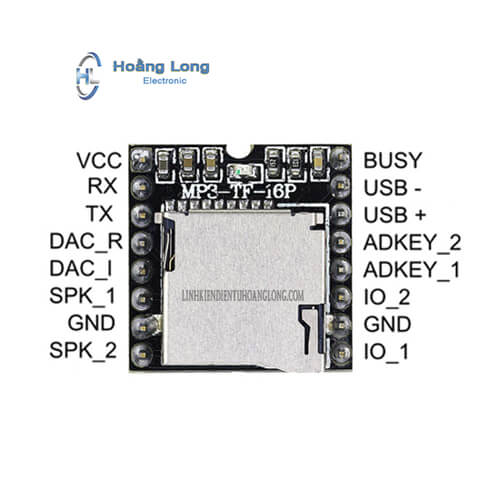 Mạch MP3 Player Mini Arduino - Linh Kiện Điện Tử Hoằng Long