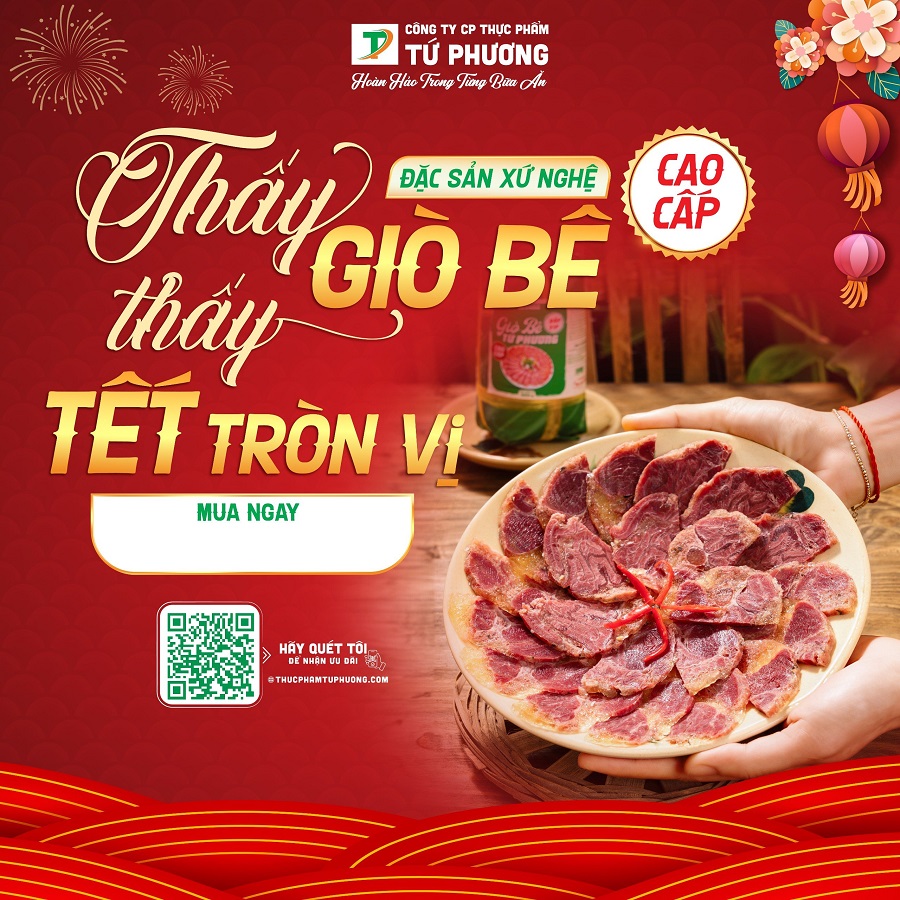 ĐẶC SẢN LÀM QUÀ - GIÒ BÊ NGHỆ AN