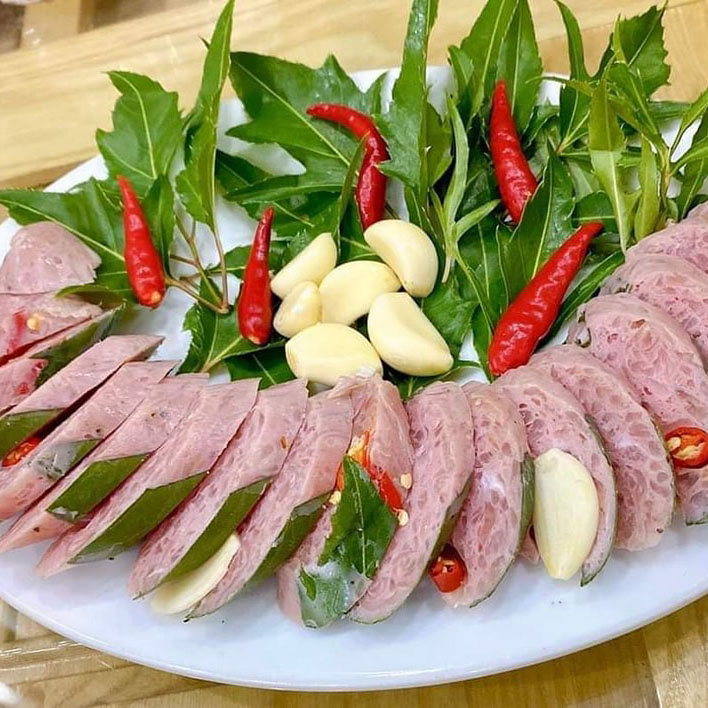 Hình ảnh nem cối trên mân cỗ cưới