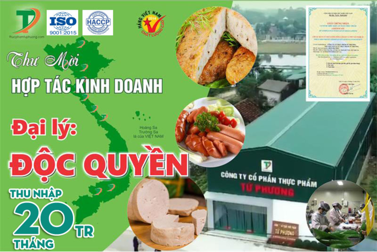 Thư Mời Hợp Tác Kinh Doanh Đại Lý Độc Quyền Thực Phẩm Tứ Phương