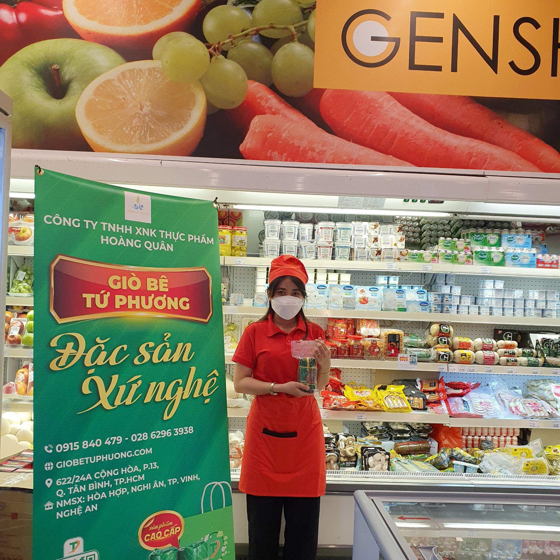 Thực Phẩm Tứ Phương kí kết hợp đồng với chuỗi siêu thị Genshai