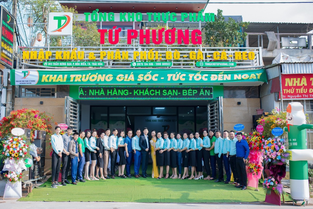 Tổng Kho Thực Phẩm Tứ Phương nhà cung cấp nguồn thực phẩm sạch số lượng sỉ lớn nhất Bắc Miền Trung
