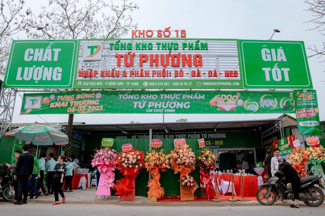 Tổng kho thực phẩm Tứ Phương chuyên cung cấp nguồn hàng nhập khẩu tại Bắc Miền Trung