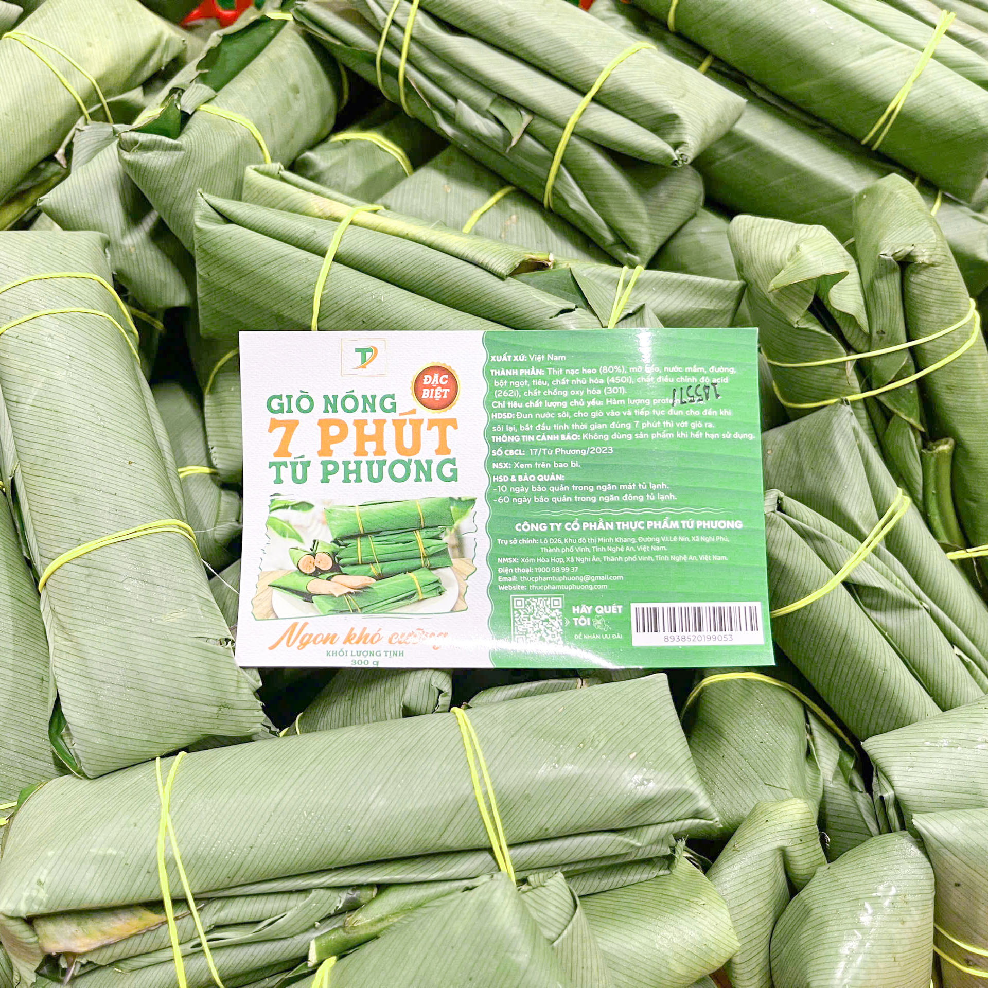 Quy trình sản xuất bao bì giò nóng 7 phút Tứ Phương.