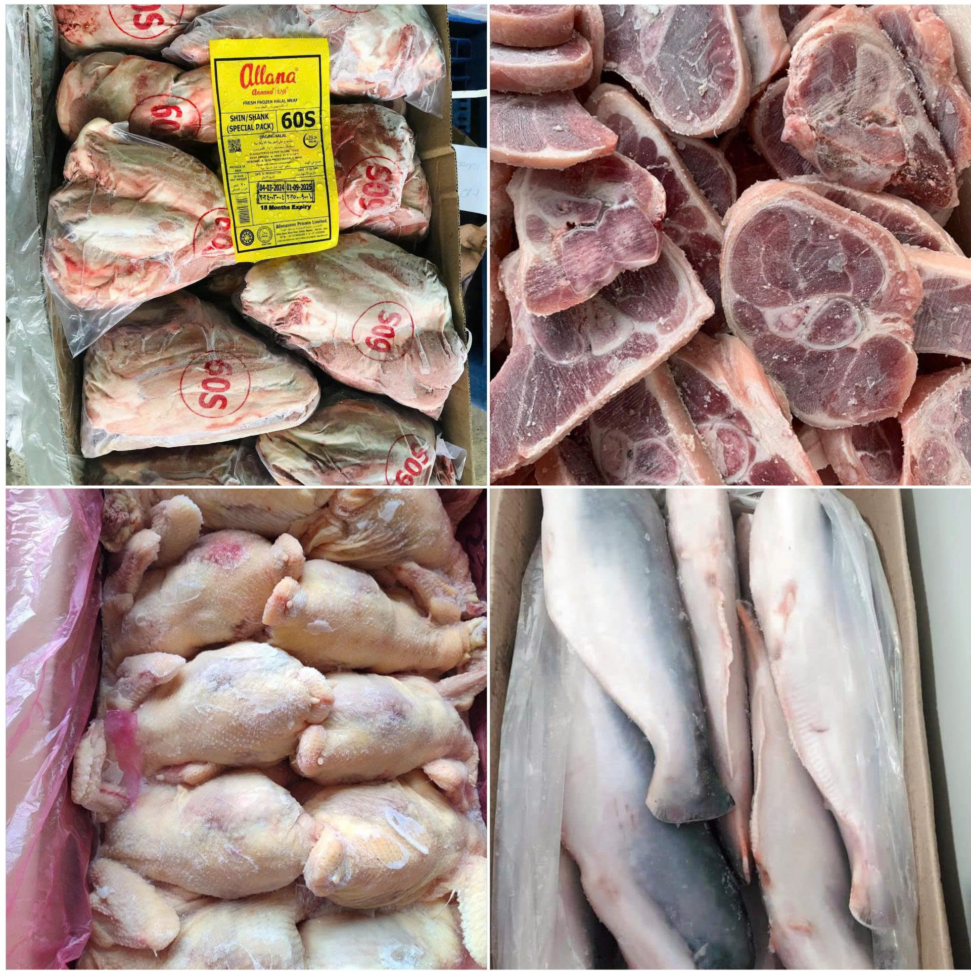 Đơn vị cung ứng thực phẩm nhập khẩu thịt bò, thịt gà, cá, thịt heo, thủy hải sản,…