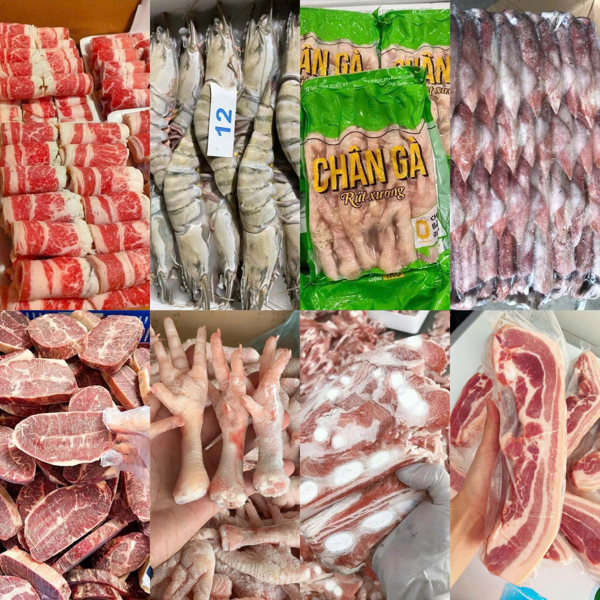 NGUYÊN LIỆU CHO CÁC QUÁN LẨU - NƯỚNG