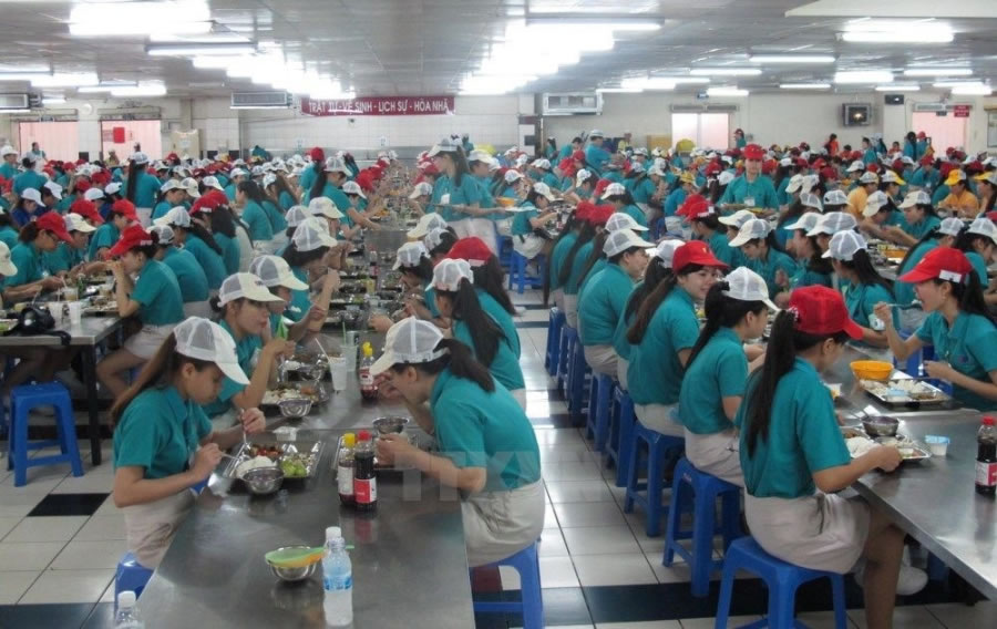 Thực phẩm suất ăn khu công nghiệp Đồng Hới Quảng Bình