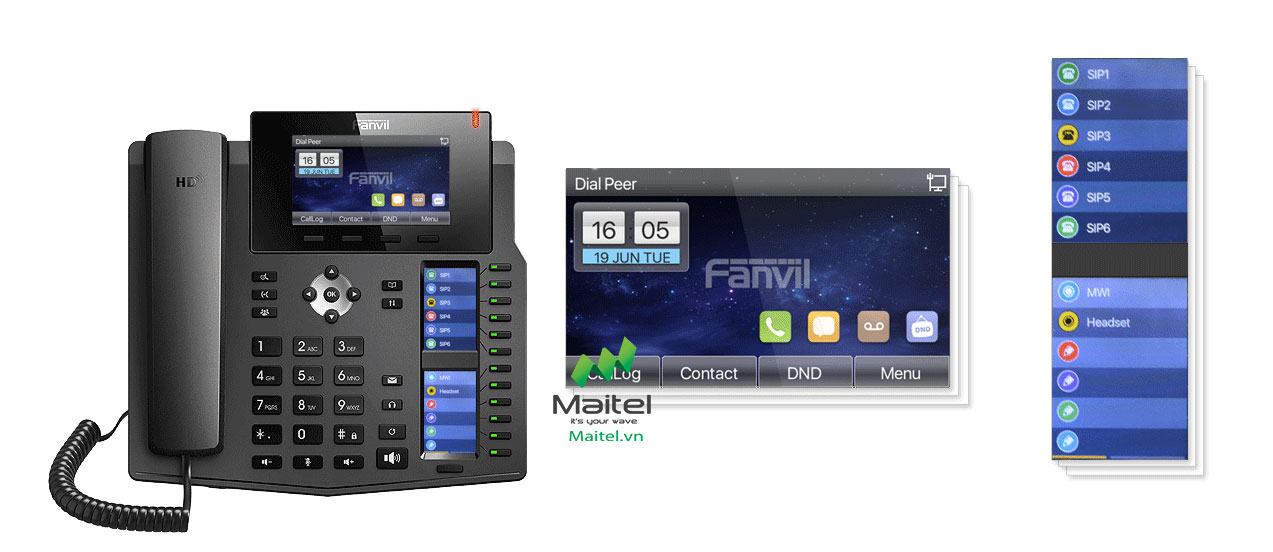 Điện thoại bàn IP Fanvil X6U